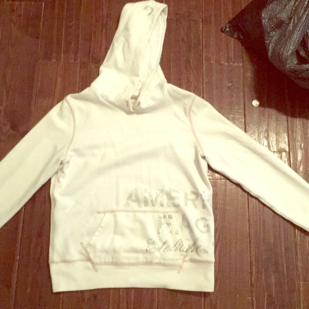white american eagle sweatshirt